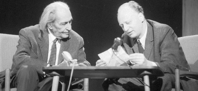 Déry Tibor író és Réz Pál irodalomtörténész, szerkesztő (1971)