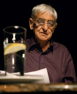 Kézdy György a Levelek Palesztinából című előadásban (2008)
